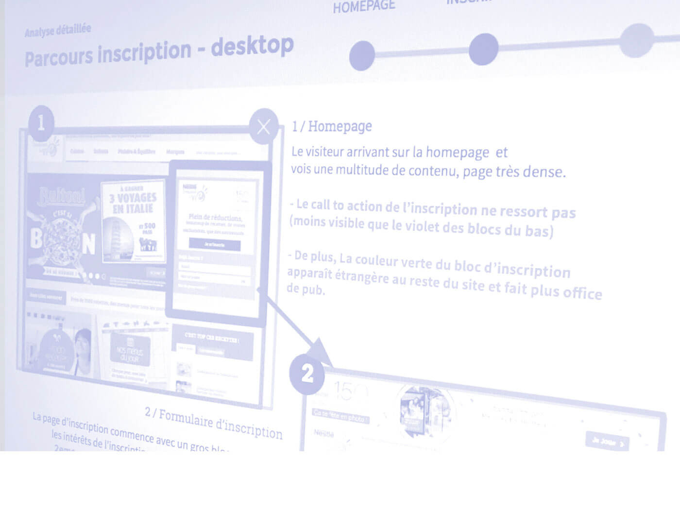 Audit UX pour Nestlé