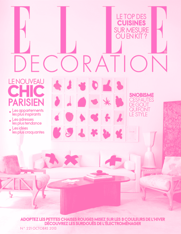 Cover du magazine "Elle Décoration"